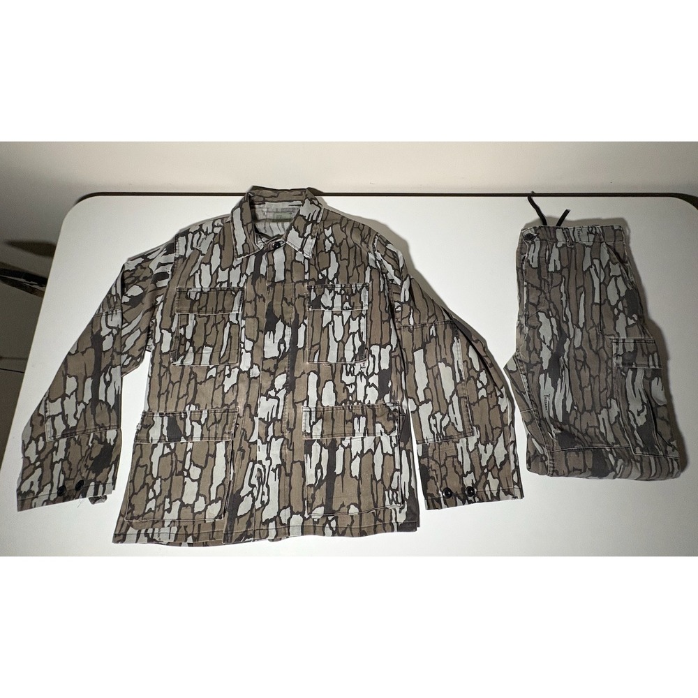 Vintage Military TreBark Camo Jacket/Pants Camouflage US Army | Large